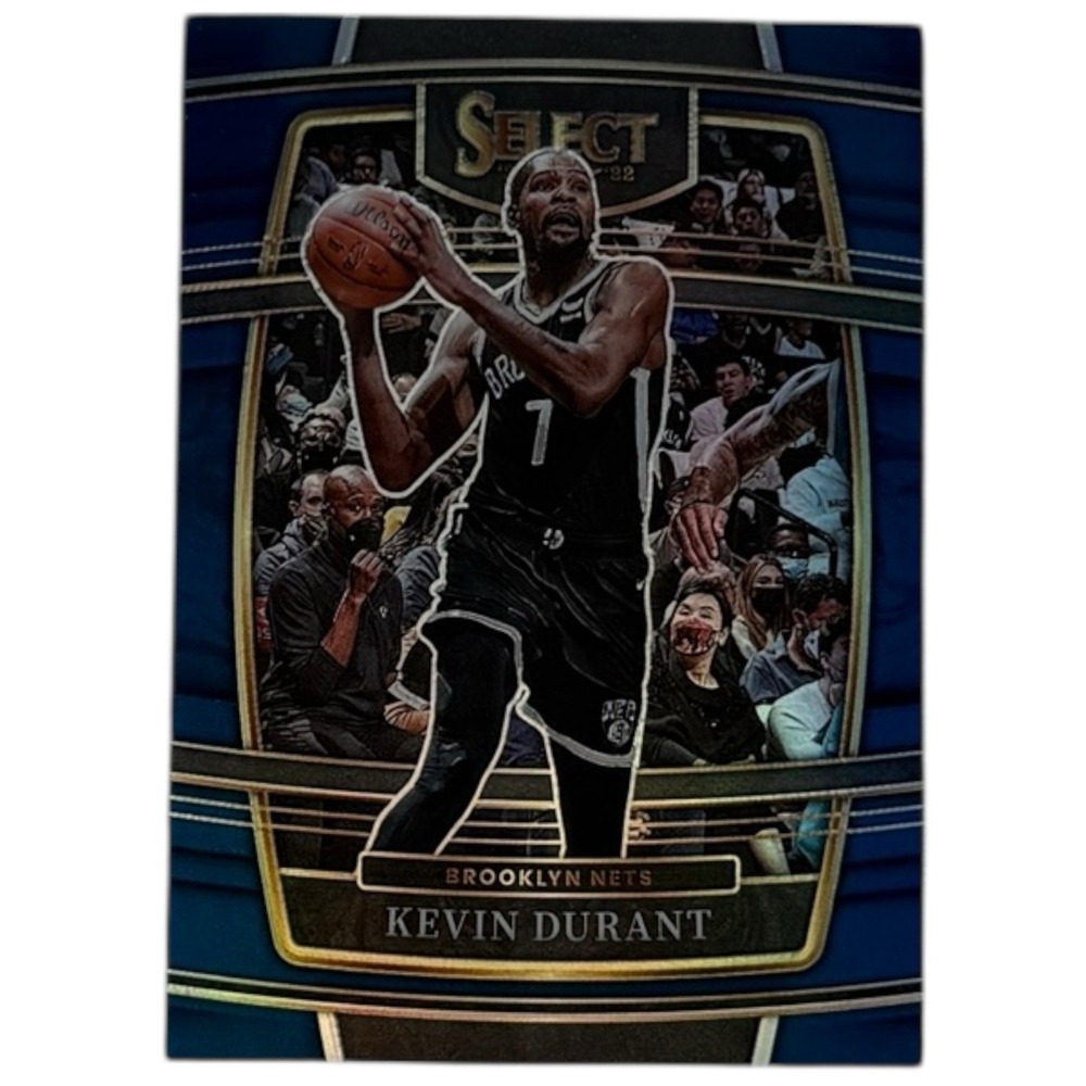 2021-22 Select Blue Silver Prizm Kevin Durant Brooklyn Nets #50 Parallel